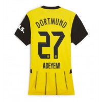 Camisa de time de futebol Borussia Dortmund Karim Adeyemi #27 Replicas 1º Equipamento Feminina 2024-25 Manga Curta